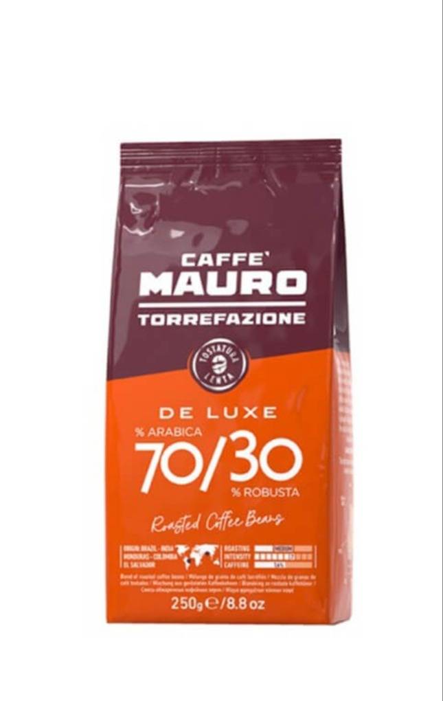 دانه قهوه 250 گرمی mauro ایتالیایی مدل De LUxe